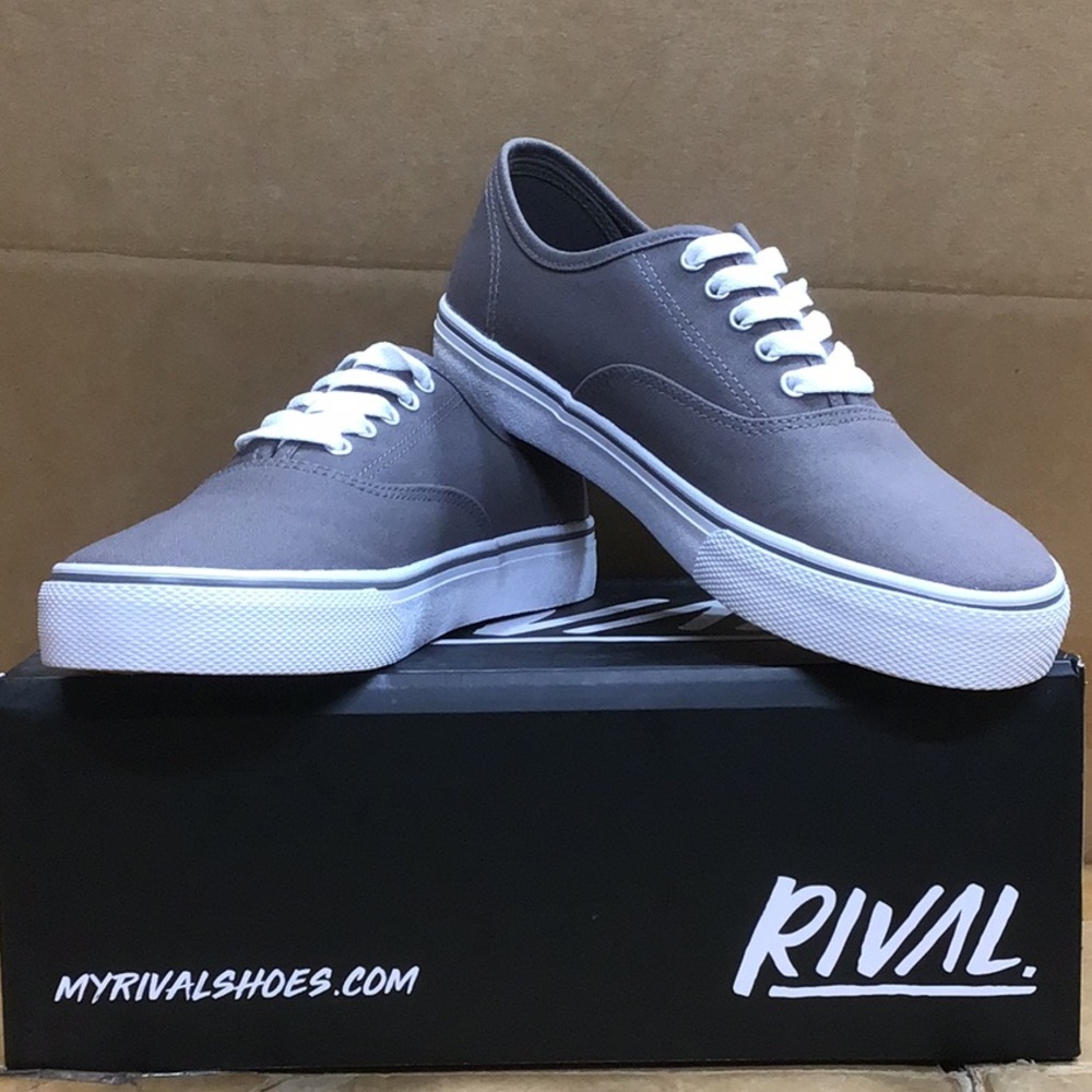 Rival Trips Lace Up Shoes Ash Grey Womens